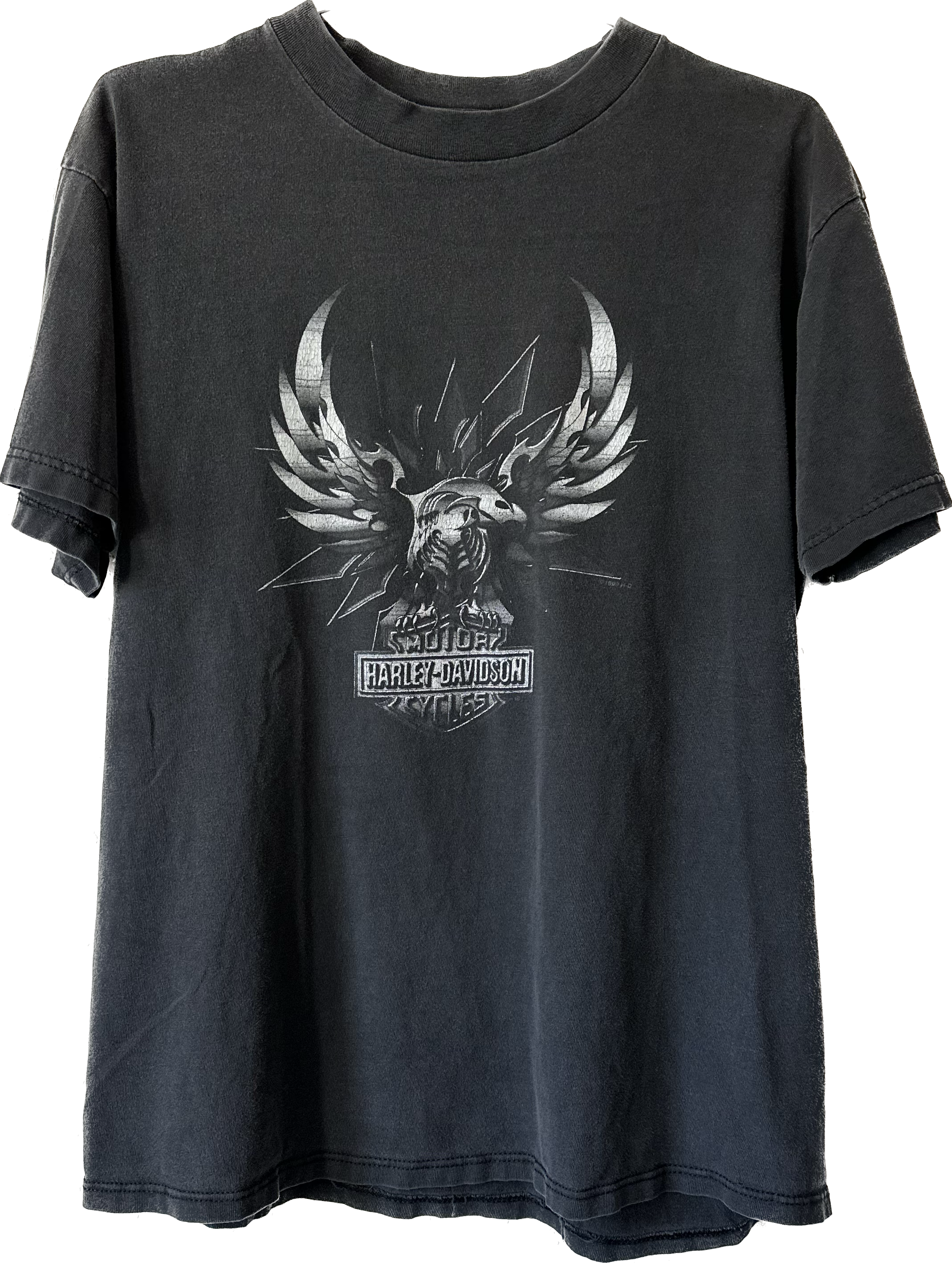 '90s Chrome Eagle Harley Tee