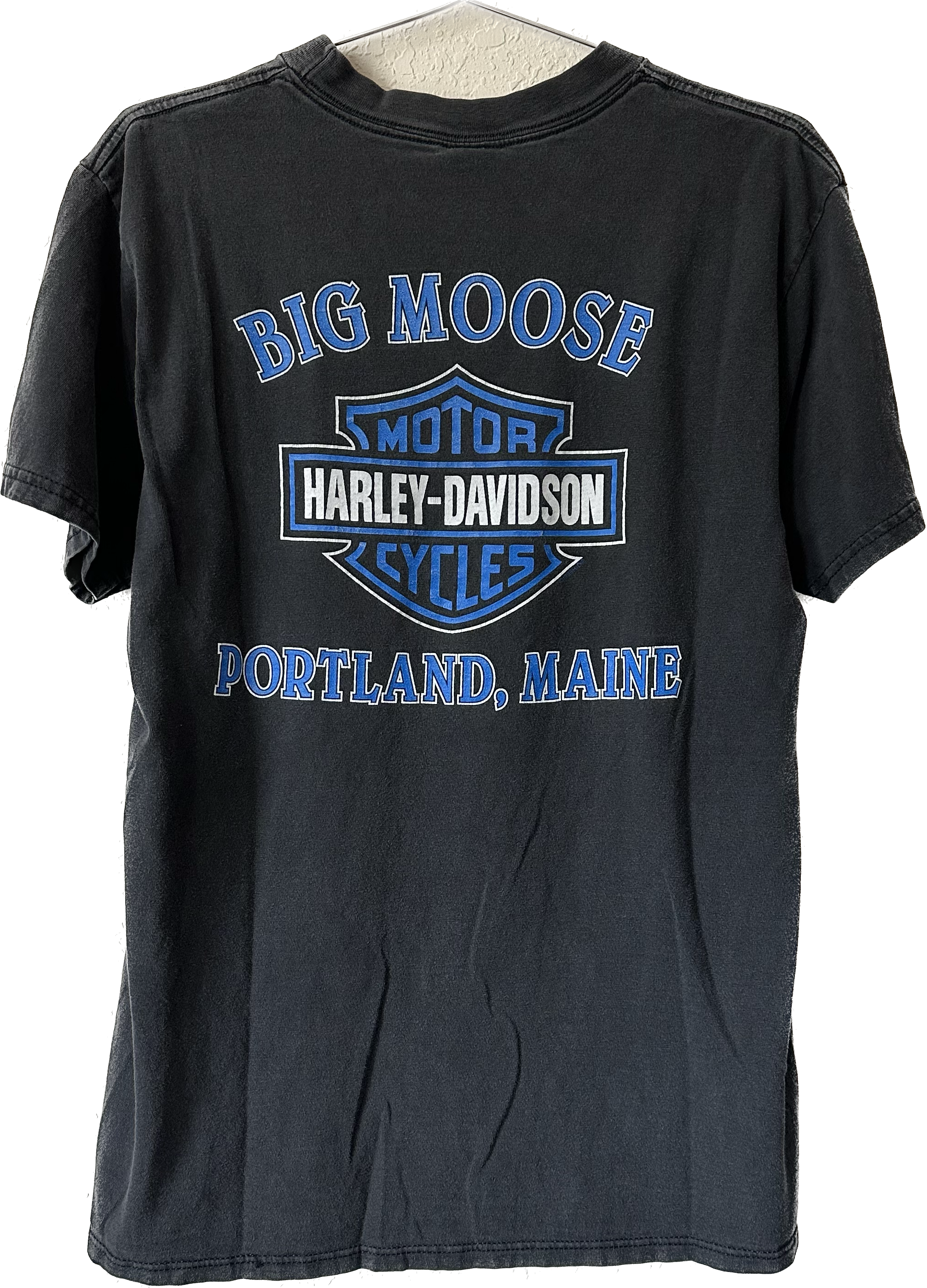 1999 Eagle Blue Flame Harley Tee