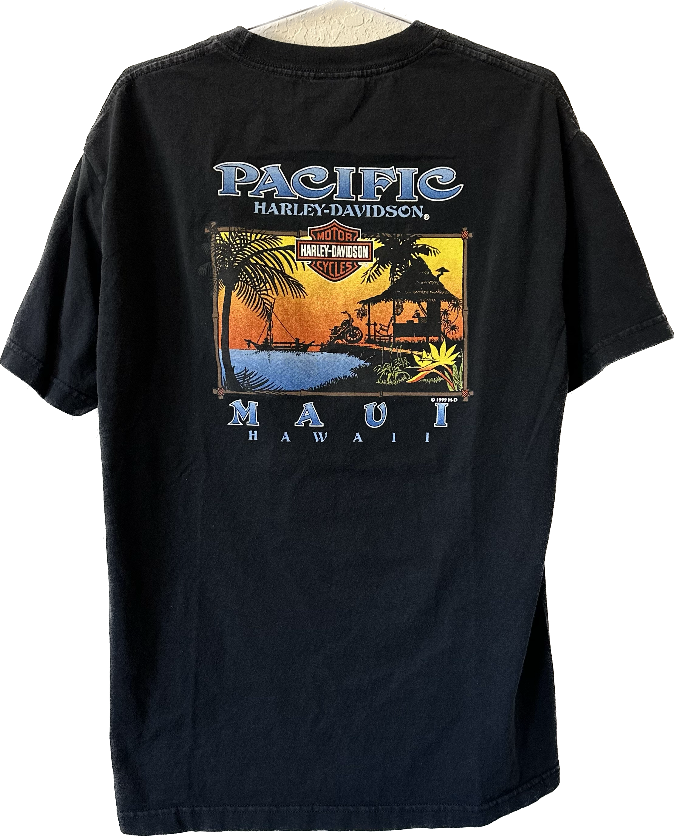 1999 Hawaii Mullet Harley Tee