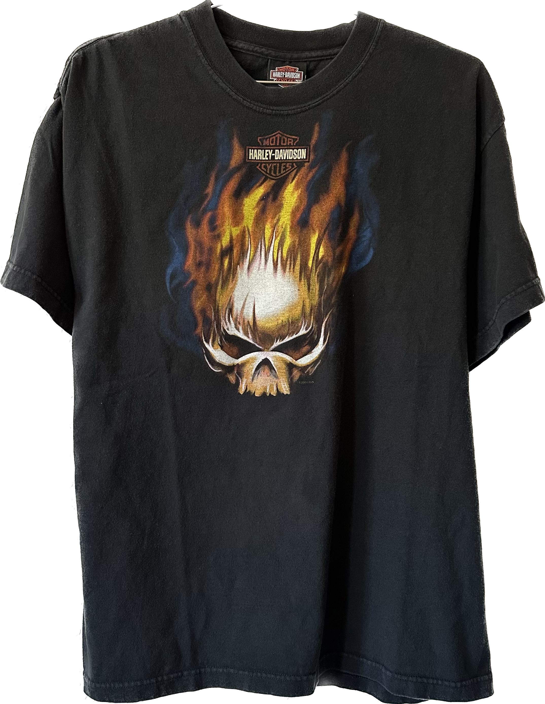 1998/2004 Skull Flame Head Harley Tee