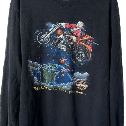 '90s Santa Harley Long Sleeve