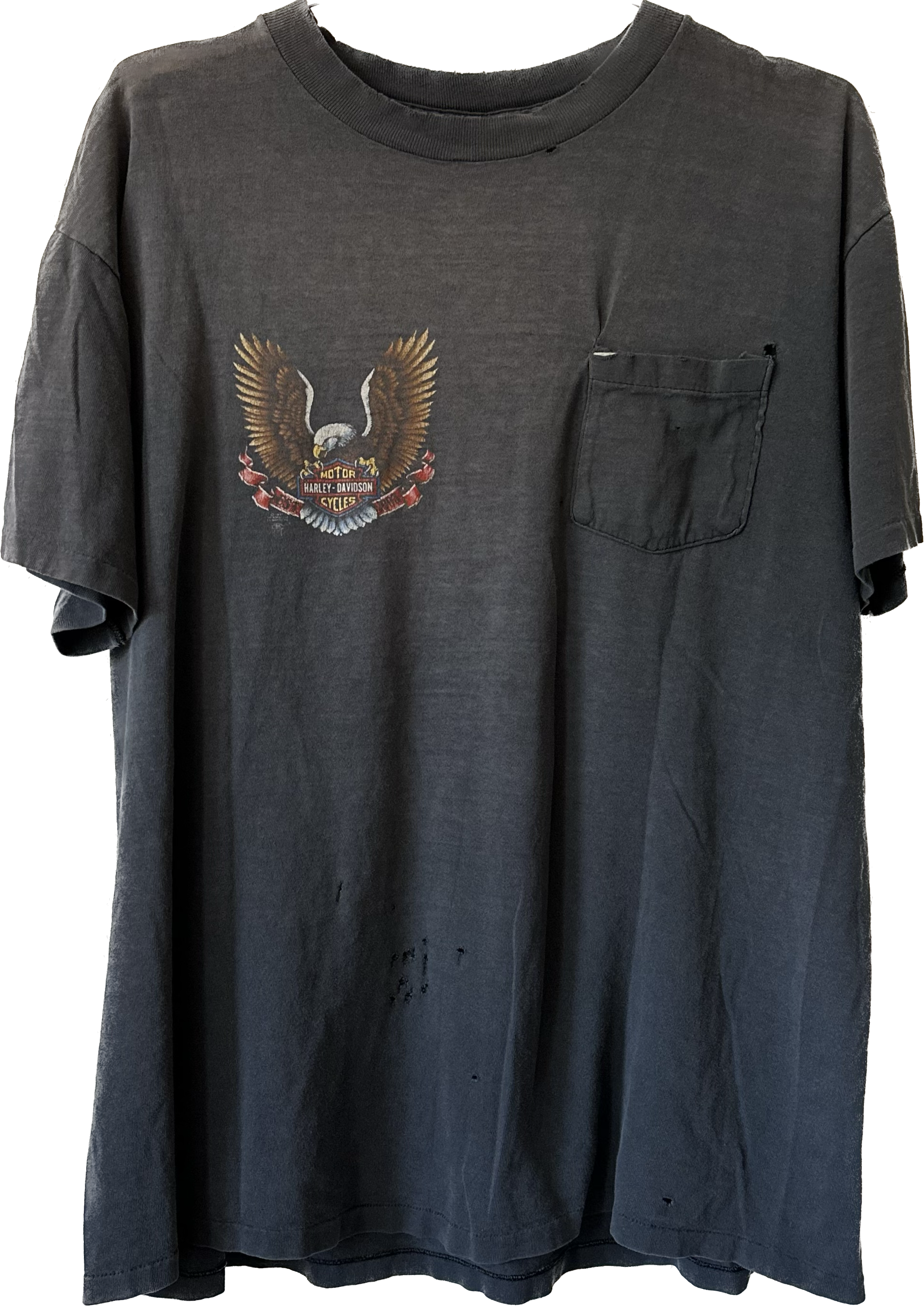 '90s Faded 3D Emblem Harley Tee