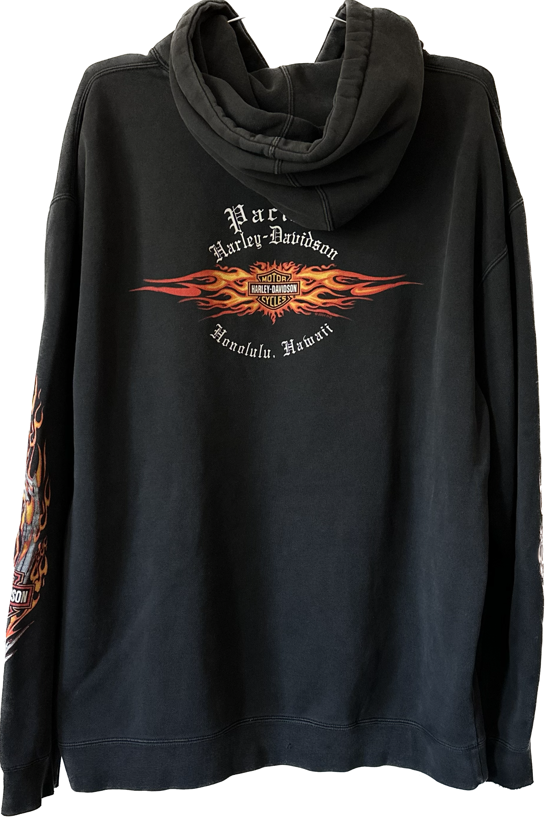 2004 Flame Eagle Harley Hoodie