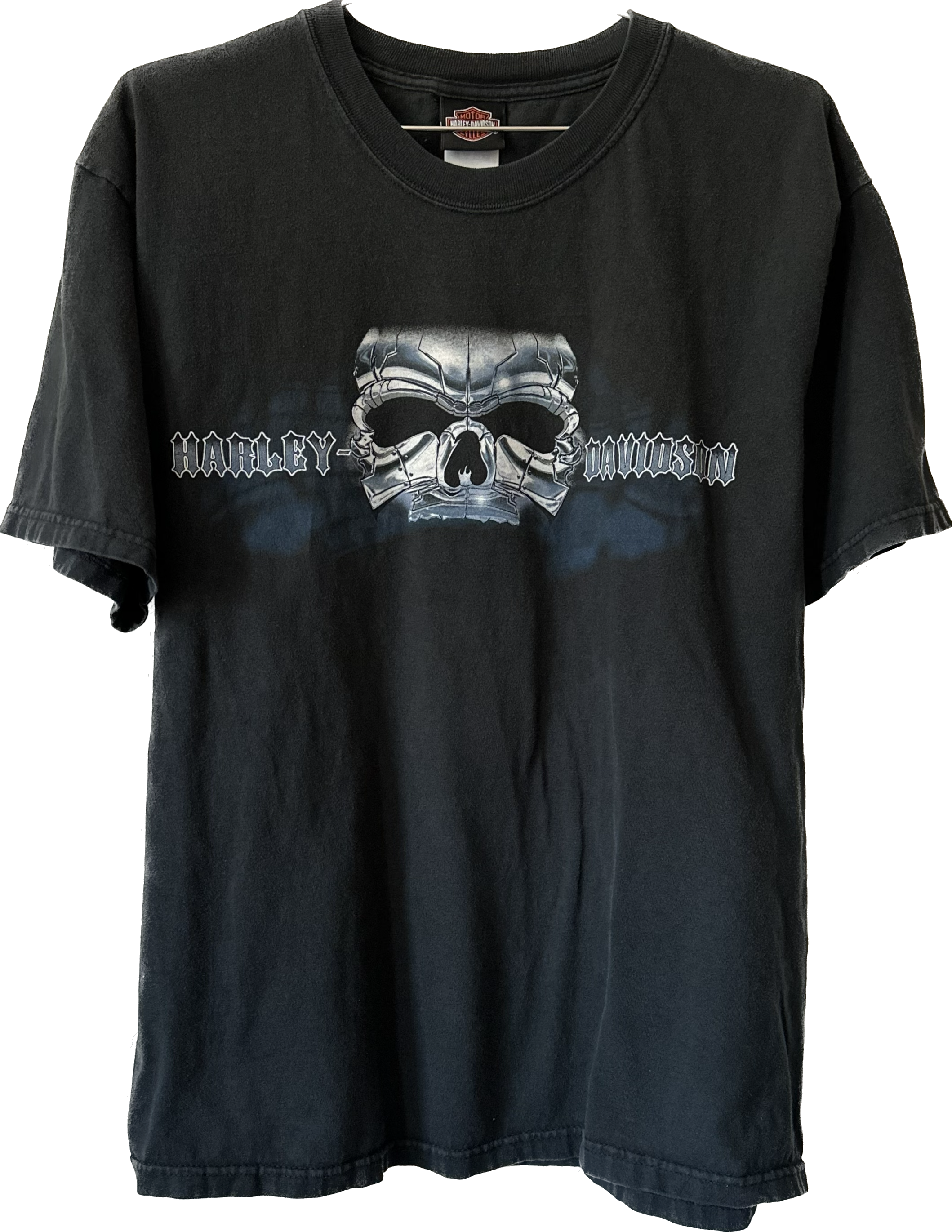 '00s Chrome Skull Harley Tee