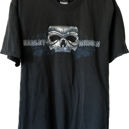 '00s Chrome Skull Harley Tee