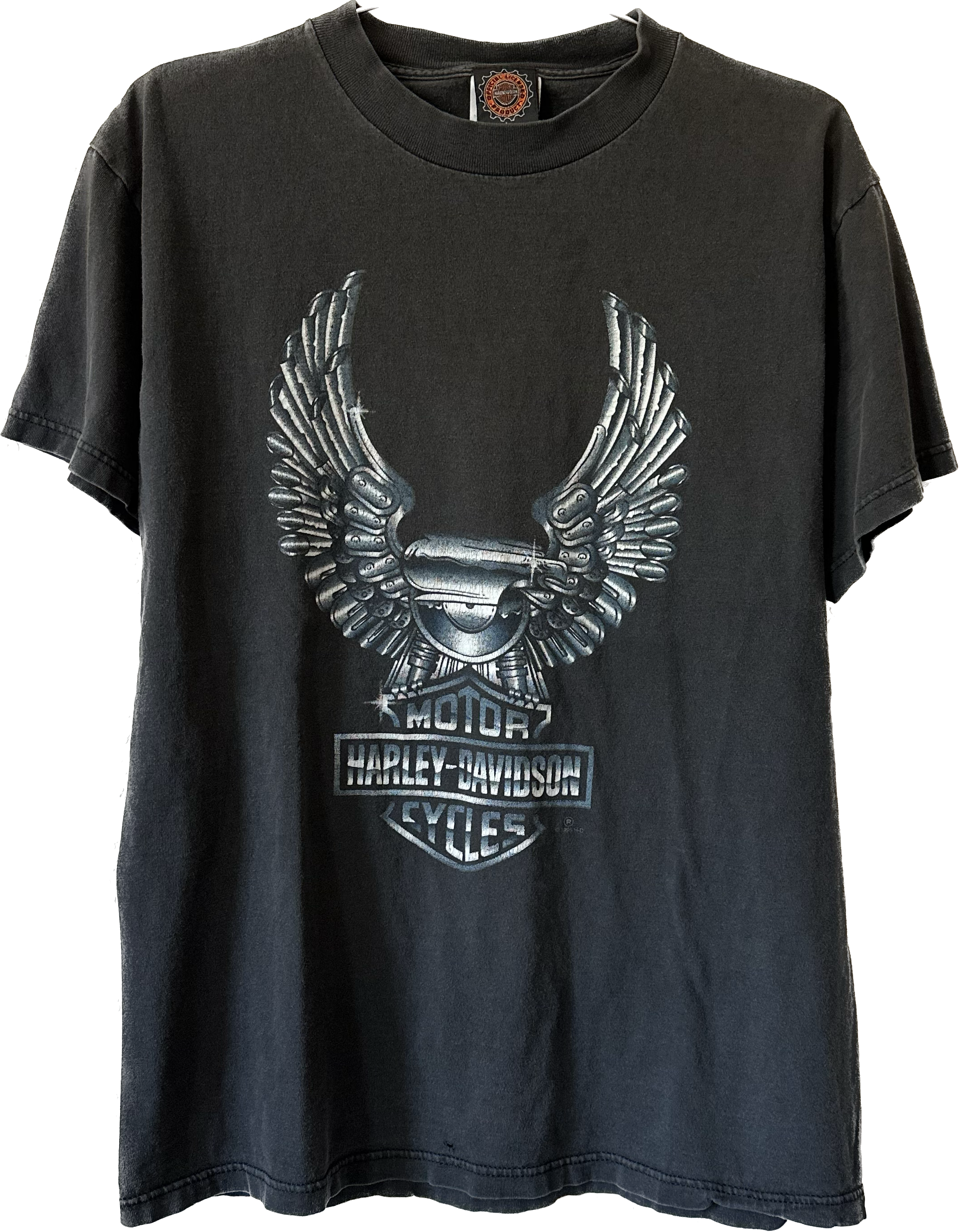 '90s Chrome Eagle Harley Tee