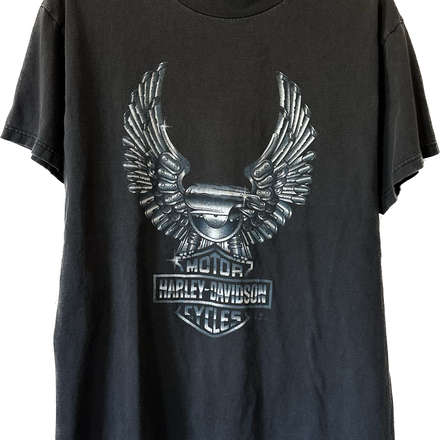 '90s Chrome Eagle Harley Tee